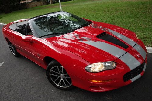 2002 chevrolet camaro ss limited edition convertible 6spd super sport z/28 video