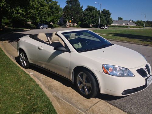 Convertible 2007 pontiac g6 gt