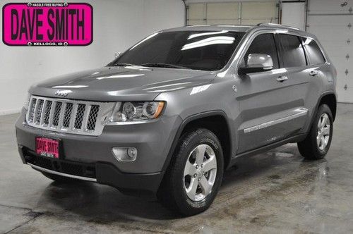 2012 grey 4wd 5.7l hemi heated/cooled leather sunroof nav rearcam aux bluetooth!