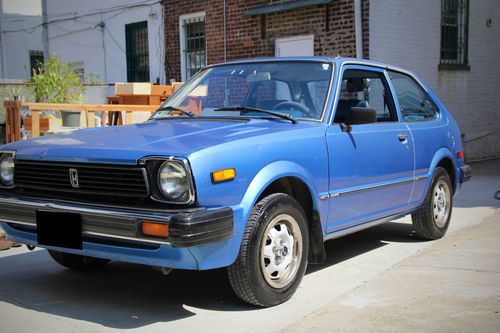1981 honda civic 1500 dx hatchback 3-door 1.5l blue