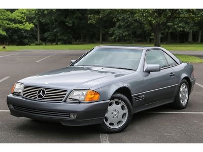 1993 mercedes benz 600sl 600 sl soft hard top roadster convertible v12 37k mi