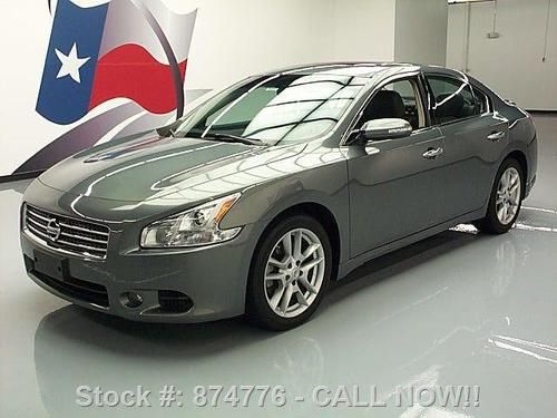 2010 nissan maxima 3.5 sv auto htd leather sunroof 34k texas direct auto