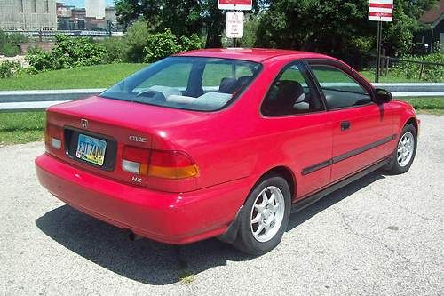 1996 honda civic hx model 35 mpg