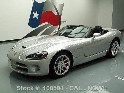 2004 dodge viper srt-10 roadster v10 chrome wheels 14k texas direct auto