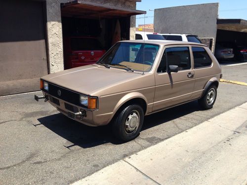 1981 volkswagen rabbit l diesel 2-door 1.6l showroom condition! immaculate!!!