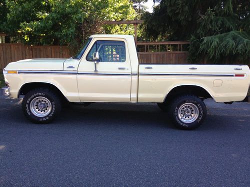 1978 ford f150 short box 4x4 73,000 actual miles very nice