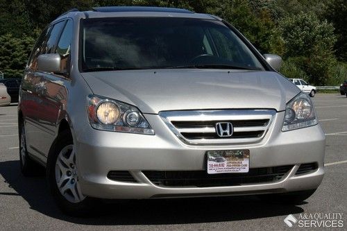 2007 honda odyssey ex-l leather sunroof heated seats rear sunshades one owner