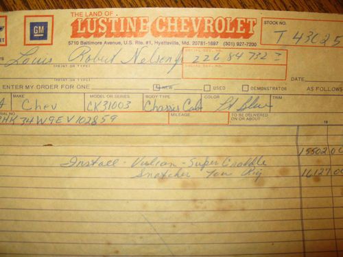 1984 chevy 4x4 dually, cab/chassie 454,3speed  manual trans with low gear,PTO, image 22