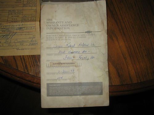 1984 chevy 4x4 dually, cab/chassie 454,3speed  manual trans with low gear,PTO, image 23