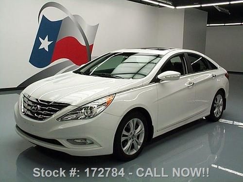 2011 hyundai sonata ltd sunroof nav rear cam only 18k! texas direct auto