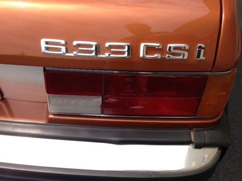 Beautiful bmw 6 series "big coupe" e24 model in rare color