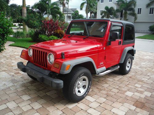 Right hand drive 2005 jeep wrangler hard top 6 cylinder automatic