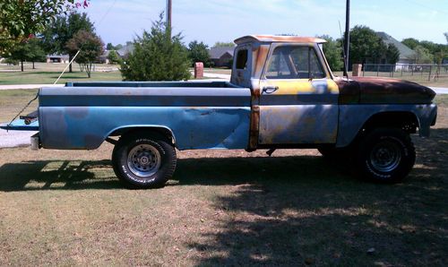 1965 chevy .. 4wd 4x4 c-10 c10 truck  bbc 454 4 speed big block no reserve