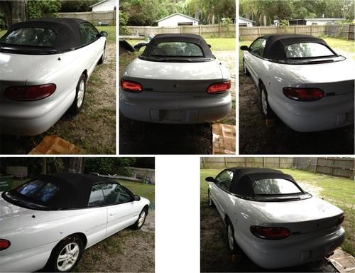 1997 chrysler sebring jxi convertible 2-door 2.5l