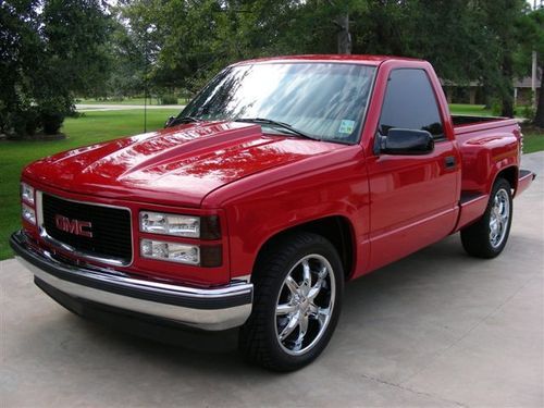 1997 gmc sierra 1500 std cab stepside 5spd std trans, new restoration