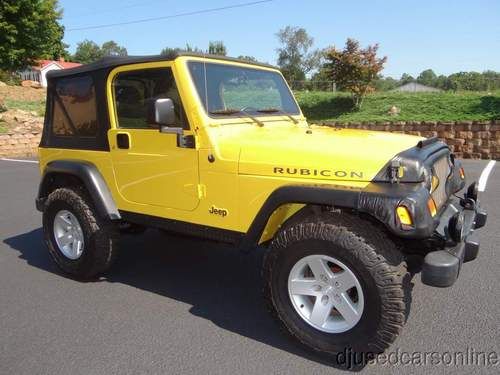 2004 jeep wrangler rubicon 2dr 4x4