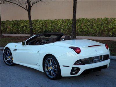 2010 ferrari california bianco avus 11k miles