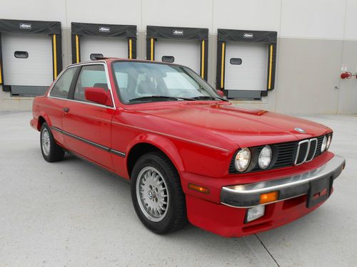 1986 bmw e30 325es red, 2-door, automatic, runs great! all stock, adult owned.