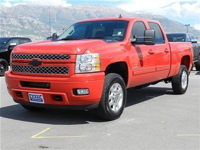 Chevy crew cab duramax diesel 4x4 sport z71 leather auto tow custom allison