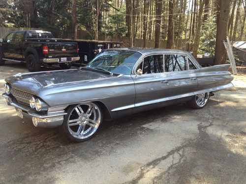 Stock yet custom 1961 cadillac deville 4 door sedan, matching numbers/low miles