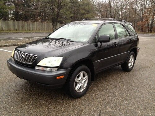 No reserve! very nice black/tan 2001 lexus rx300 awd ~ 115k ~ 99 00 02 03