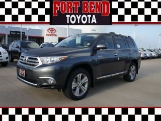 2012 toyota highlander v6 limited navigation b/u camera sat bluetooth new new