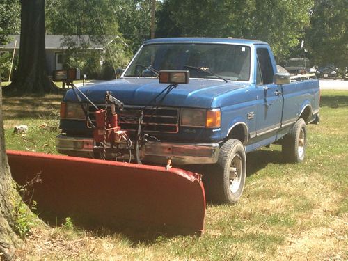 1989 ford f-250 custom standard cab pickup 2-door 5.8l