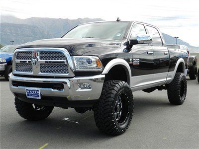 Dodge ram crew cab cummins diesel laramie 4x4 custom lift wheels tires nav auto