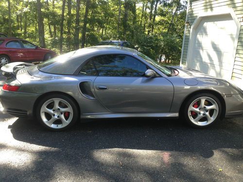 Porsche 911 twin turbo convertible with hard top 2004 only 13000 miles one owner