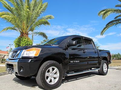 2009 nissan titan se crew cab 4x4 5.6l v8 tundra f-150 silverado low reserve no