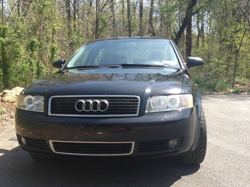 2004 audi a4 sedan 4-door 1.8 turbo great mpg; no reserve