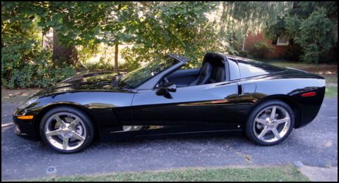 Chevy vette black on black super clean 25k 2007