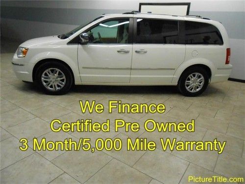 10 town &amp; country limited gps navi tv dvd warranty finance texas