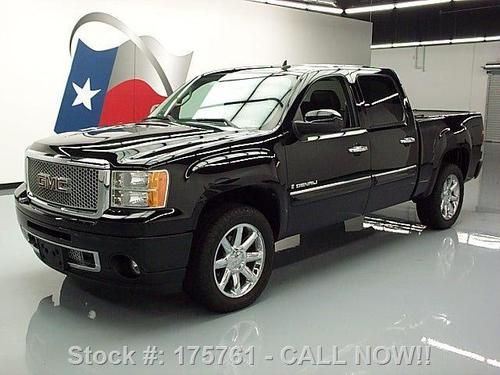 2009 gmc sierra denali crew awd sunroof nav 20's 89k mi texas direct auto