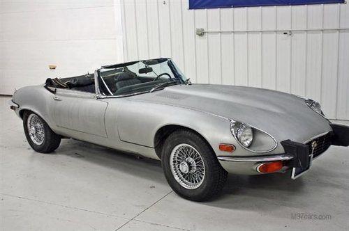 1974 jaguar e-type xke v12 convertible roadster 34k miles original car v 12