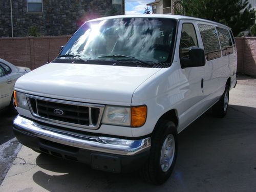 2007 ford e 350 super duty xlt econoline van 15 passenger 5.4l v8 rwd