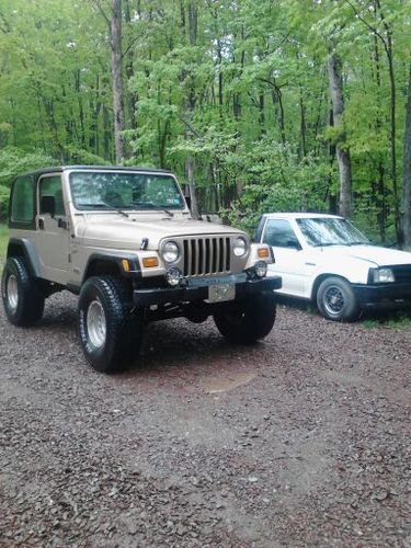 1999 jeep wrangler sahara sport utility 2-door 4.0l