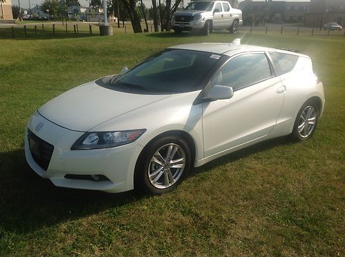 New 2012 honda cr-z ex hybrid hatchback white gray warranty no reserve crz