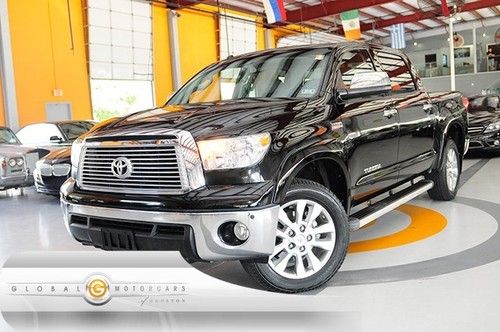 10 toyota tundra limited platinum 4x4 5.7l 1-own jbl nav cam roof pdc