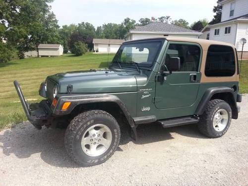 2000 jeep wrangler sport sport utility 2-door 4.0l