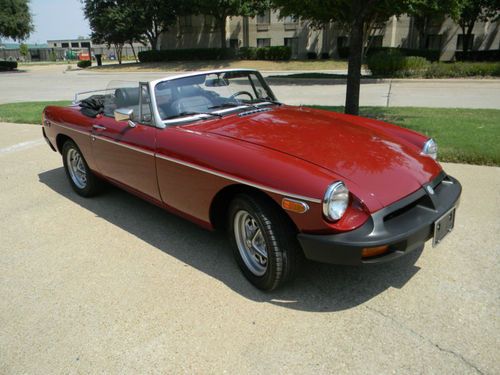 1977 mg mgb roadster with overdrive, in excellent condition