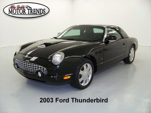 2003 hardtop convertible heated seats chrome wheels ford thunderbird 47k