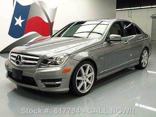 2012 mercedes-benz c250 sport sunroof nav htd seats 20k texas direct auto