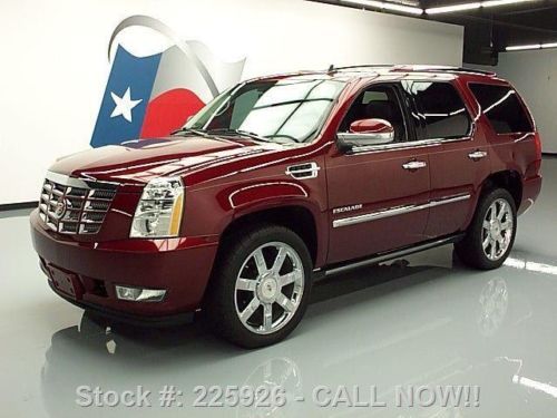 2010 cadillac escalade premium sunroof nav dvd 22's 57k texas direct auto