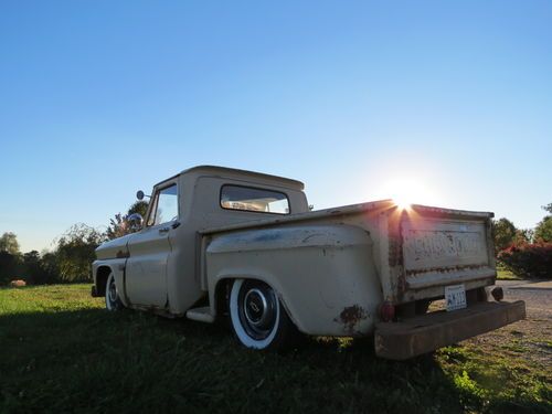 1966 Chevy Truck Rat Hot Rod Bagged Bomb Taildragger Patina SWB, image 10