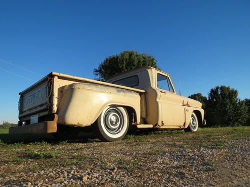 1966 Chevy Truck Rat Hot Rod Bagged Bomb Taildragger Patina SWB, image 22