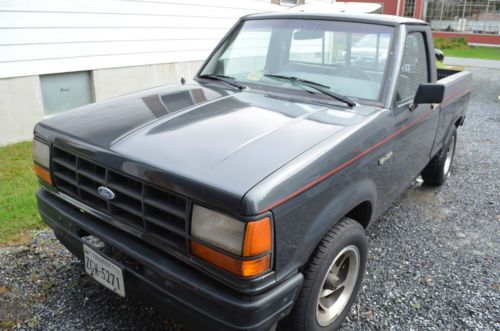 1989 ford ranger 5 on the floor!  sporty standard cab pickup 2-door 2.3l 25mpg