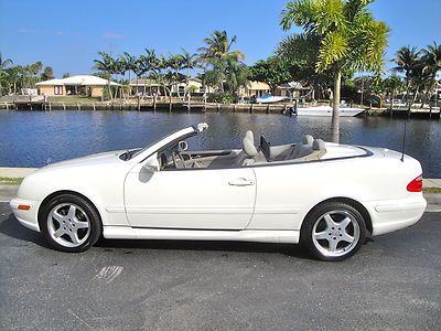 03 mercedes clk430 amg cabriolet*1 owner winter resident*60k*gorgeous*real find