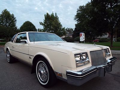 Gorgeous survivor 1984 buick riviera luxury coupe 79k actual two owner nice !!