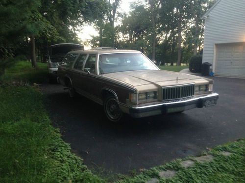 1987 mercury colony park gs wagon 4-door 5.0l